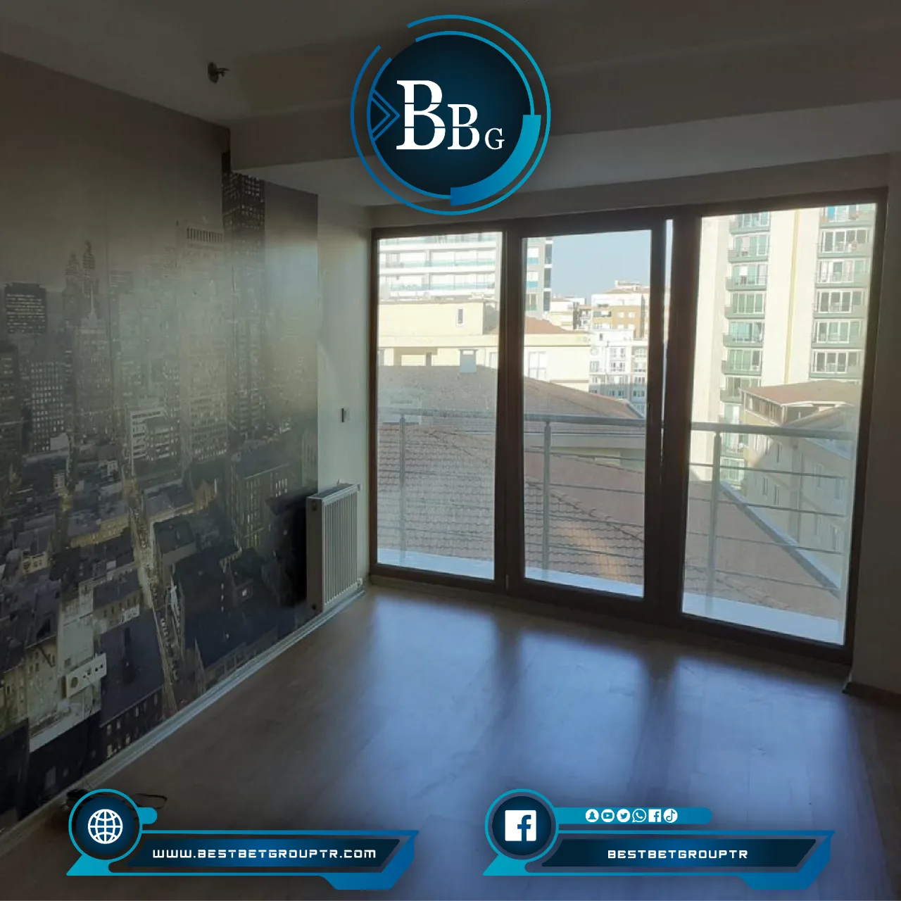 شقة للبيع ضمن مجمع سكني في منطقة الجمهوريات شارع الكافيهات